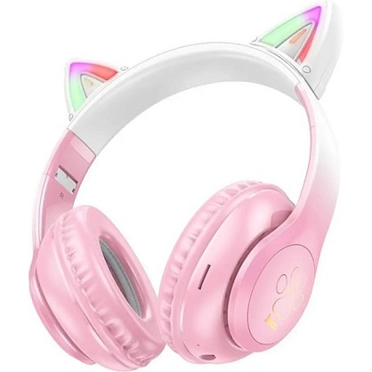 Навушники Hoco W42 Cat ear Pink