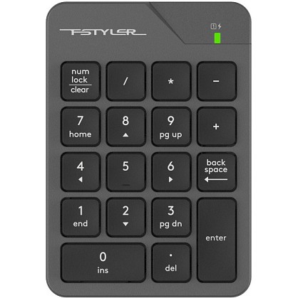 Клавіатура цифрова бездротова A4tech FGK21C (Grey)
