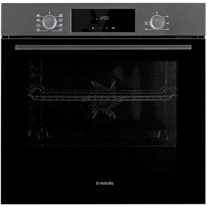 Духова шафа Minola EOD 6804 Platinum Gray сірий