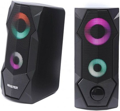 Колонки Maxxter CSP-U002RGB Black