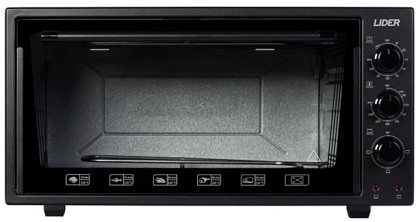 Електрична піч Lider 4823 ECO BLACK-WHITE