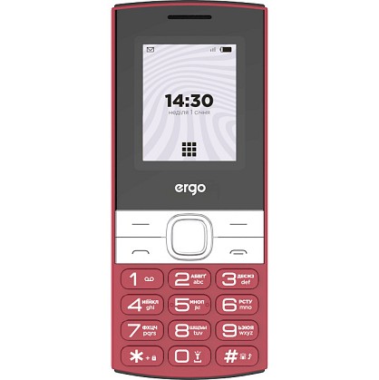 Мобільний телефон Ergo B185 Red