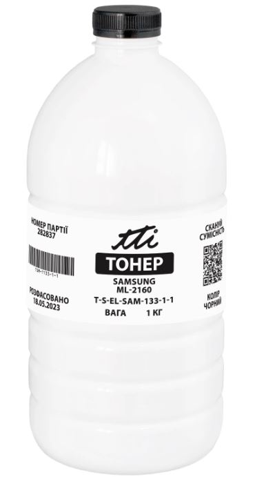 Тонер TTI SAMSUNG ML-2160/SCX-3400 ФЛАКОН 1 кг (T133-1) (TSM-T133-1-1)