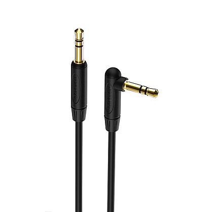 Кабель Borofone BL4 audio AUX 3.5 мм AUX 3,5 мм 1m Black (BL4B)