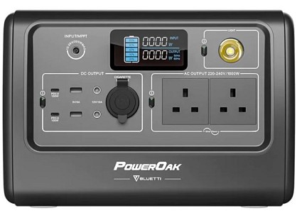 Зарядна станція Bluetti PowerOak EB70, 1000 Вт, 716 Вт*год (електростанція для дому) UK