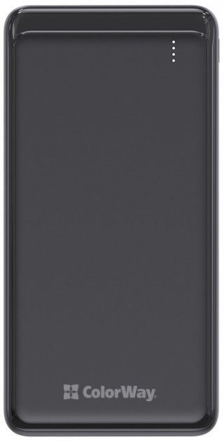 УМБ (Power Bank) ColorWay 10000mAh Slim, Black