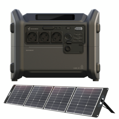 Зарядна станція + сонячна панель Segway Portable Power Station Cube 1000 with 2E-PSPLW250 (AA.13.04.02.0004-SET250)