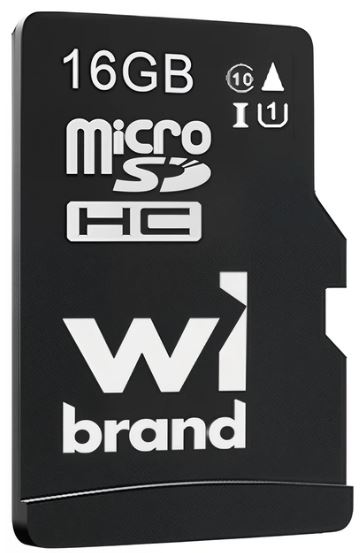 Карта пам'яті Wibrand microSDHC 16GB UHS-I U1 V6 (WICDHU1/16GB)