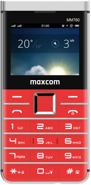 Мобільний телефон Maxcom Comfort MM760 Red