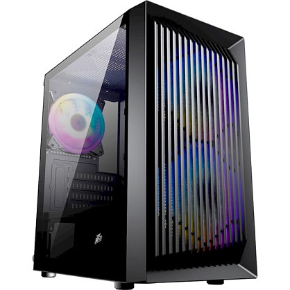 Корпус 1stPlayer BS-2-3F1-BK Black без БЖ