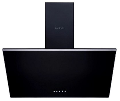 Витяжка декоративна похила Minola HDN 6222 BL/INOX 700 LED