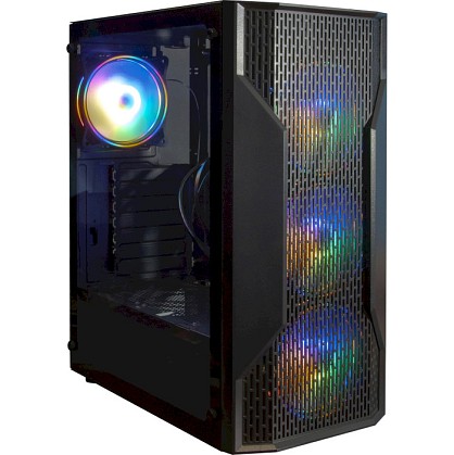 Корпус Frime Legion Black USB 3.0 без БЖ (Legion-U3-GLS-4DTRMLT16.6WP)