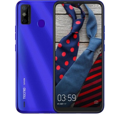 Смартфон Tecno Spark 6 Go KE5j 3/64GB Aqua Blue