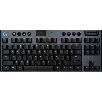 Клавіатура ігрова Logitech G915 TKL US International Clicky Carbon (920-009537)