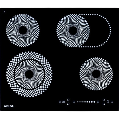 Варильна поверхня електрична Weilor WHC 661 BLACK
