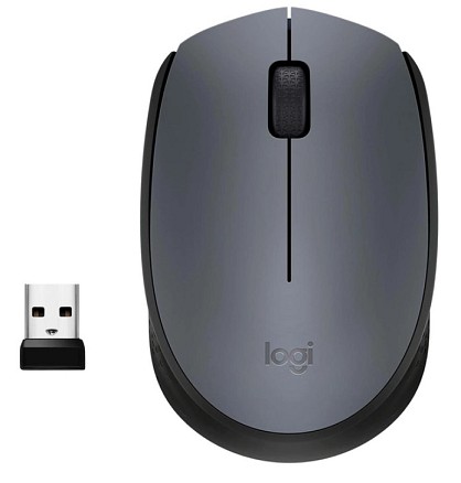 Миша Logitech M170 Wireless Grey/Black