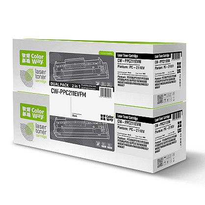 Картридж ColorWay(CW-PPC211EVFM) для Pantum P2200/2207/2506/M6500/M6607 Black (PC-211EV) Dual Pack