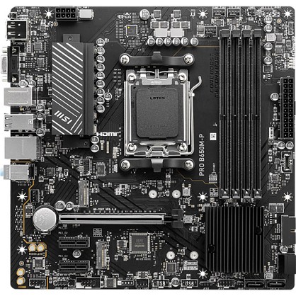 Материнська плата MSI PRO B650M-P (sAM5, AMD B650, PCI-Ex16)