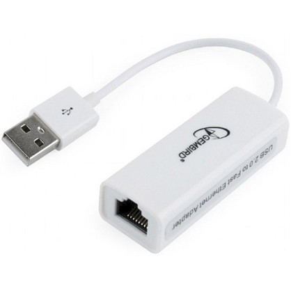 Перехідник Gembird USB - RJ-45 White (NIC-U2-02)