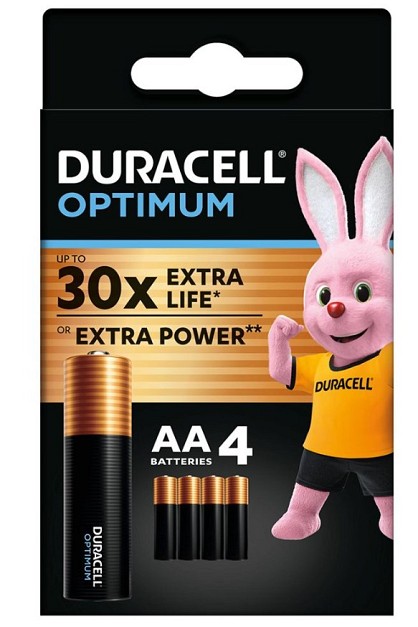 Батарейки Duracell Optimum AA (LR06) 4 шт