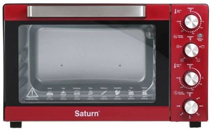 Електрична піч Saturn ST-EC3305R (червона, 50 л)