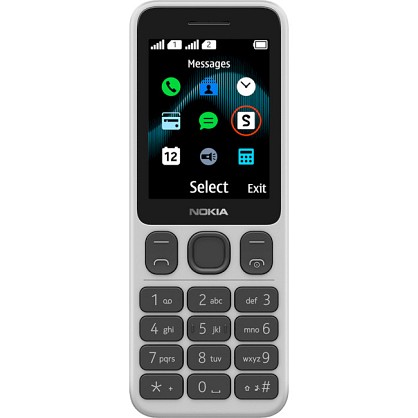 Мобільний телефон Nokia 125 Dual Sim White (16GMNW01A01)