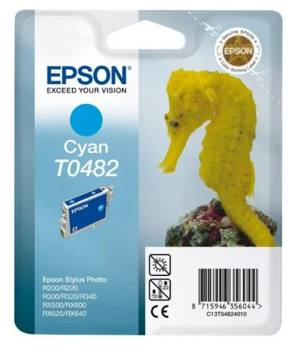 Картридж Epson T0482 Cyan (C13T04824010)