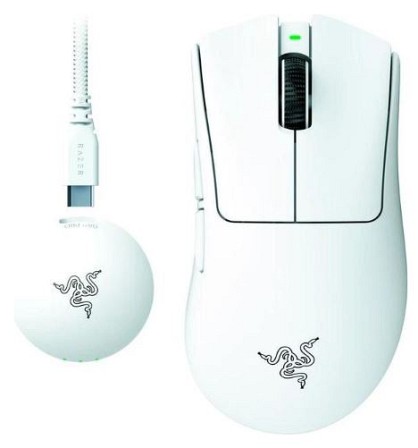 Миша Razer DeathAdder V4 PRO Wireless white (RZ01-05330200-R3G1)