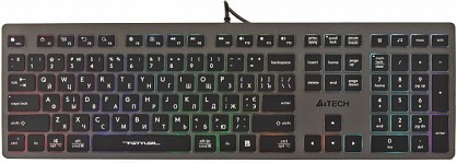 Клавіатура дротова A4Tech Fstyler FX60 USB Grey Neon backlit