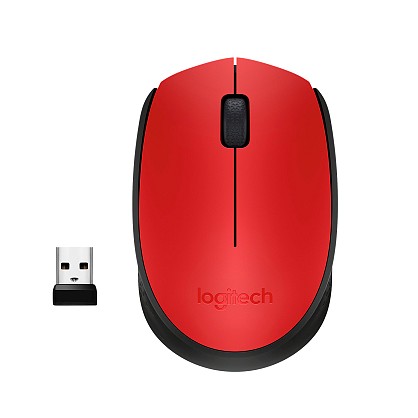 Миша Logitech M171 Wireless Black/Red