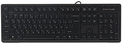 Клавіатура дротова A4Tech FK12 (Black)