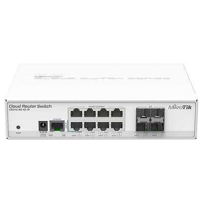 Комутатор MikroTik CRS112-8G-4S-IN