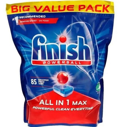 Таблетки для посудомийних машин Finish All in 1 85 шт