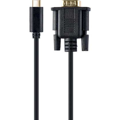 Адаптер-перехідник Cablexpert USB Type-C на VGA (A-CM-VGAM-01)