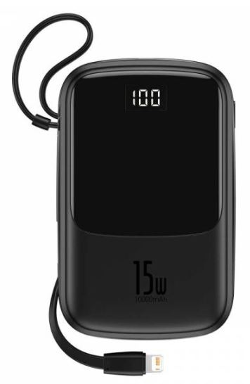 УМБ (Power Bank) Baseus Q Pow Digital Display 3A 10000mAh Black 15W