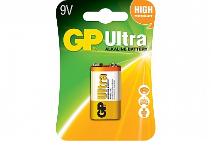 Батарейка крона GP Ultra Alkaline 9V (1604AU-U1, 6LF22)