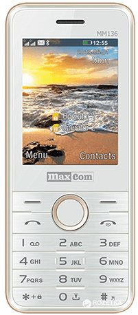 Мобільний телефон Maxcom MM136 White-Gold