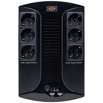 ДБЖ LogicPower 650VA-6PS (LP4324)