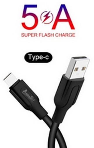 Кабель Avantis Super Flash AC-75t Type-C Black