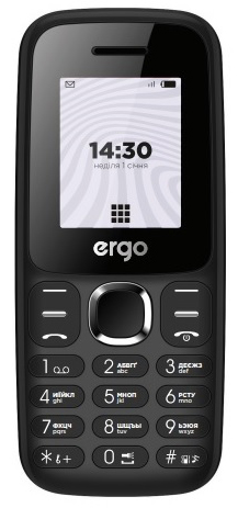 Мобільний телефон Ergo B184 Dual Sim Black