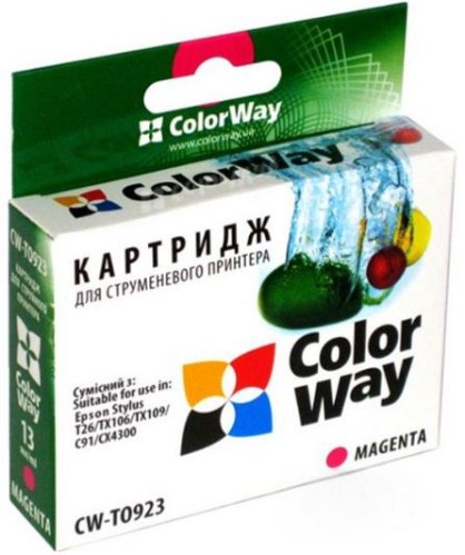 Картридж ColorWay Epson C91/CX4300 Magenta T0923 (CW-T0923)