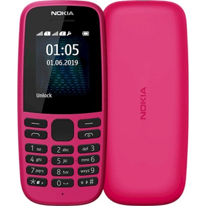 Мобільний телефон Nokia 105 Single Sim 2019 Pink (16KIGP01A13)