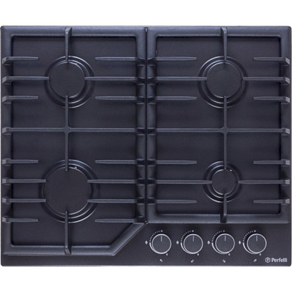 Варильна поверхня газова Perfelli HGM 61494 BL чорна