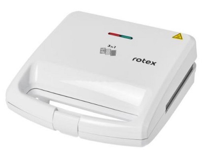 Мультимейкер бутербродниця Rotex RSM220-W (3 в 1)