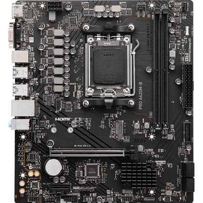 Материнська плата MSI PRO A620M-B (sAM5, AMD A620, PCI-Ex16)