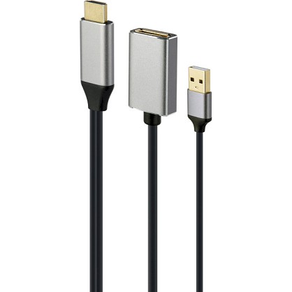 Адаптер-перехідник Cablexpert HDMI на DisplayPort, 4K (A-HDMIM-DPF-02)