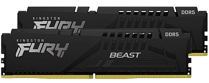 Оперативна пам'ять Kingston FURY DDR5-6000 32768MB PC5-48000 (Kit of 2x16384) Beast Black (KF560C36BBE2K2-32)
