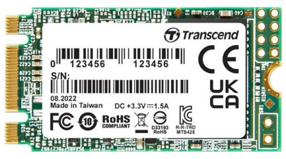SSD диск Transcend 425S 1TB M.2 2242 SATAIII 3D NAND TLC (TS1TMTS425S)