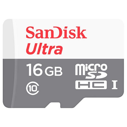 Карта пам'яті SanDisk Ultra microSDHC UHS-I 16GB Class 10 (SDSQUNS-016G-GN3MN)