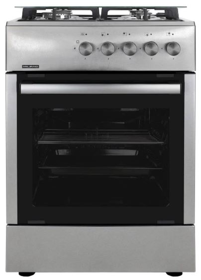 Плита газова Milano ML60 G1 /07C+стальна (чавунні решітки)